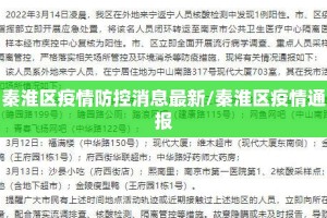 秦淮区疫情防控消息最新/秦淮区疫情通报