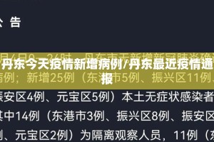 丹东今天疫情新增病例/丹东最近疫情通报