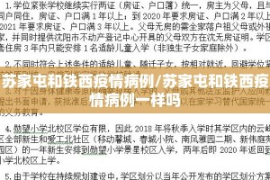 苏家屯和铁西疫情病例/苏家屯和铁西疫情病例一样吗