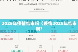 2025年疫情结束吗（疫情2025年结束吗?
