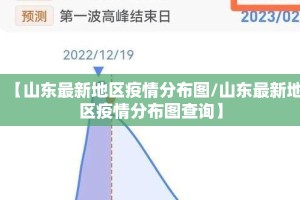 【山东最新地区疫情分布图/山东最新地区疫情分布图查询】