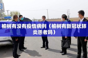 榆树有没有疫情病例（榆树有新冠状肺炎患者吗）