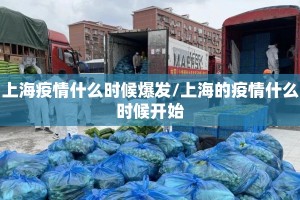 上海疫情什么时候爆发/上海的疫情什么时候开始