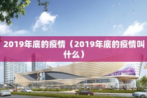2019年底的疫情（2019年底的疫情叫什么）