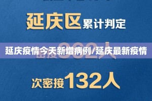 延庆疫情今天新增病例/延庆最新疫情