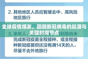 全球疫情爆发，回顾新冠病毒的起源与关键时间节点