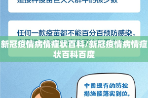 新冠疫情病情症状百科/新冠疫情病情症状百科百度