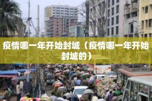 疫情哪一年开始封城（疫情哪一年开始封城的）