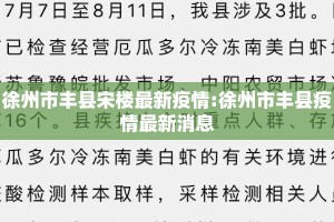 徐州市丰县宋楼最新疫情:徐州市丰县疫情最新消息