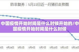 中国疫情开始时间是什么时候开始的/中国疫情开始时间是什么时候