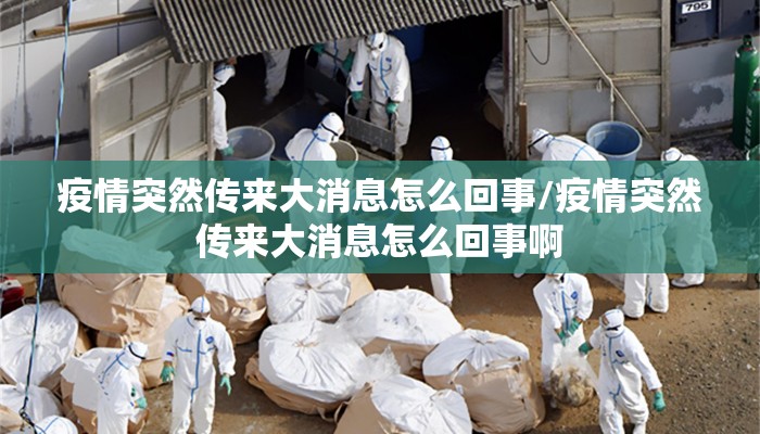 疫情突然传来大消息怎么回事/疫情突然传来大消息怎么回事啊