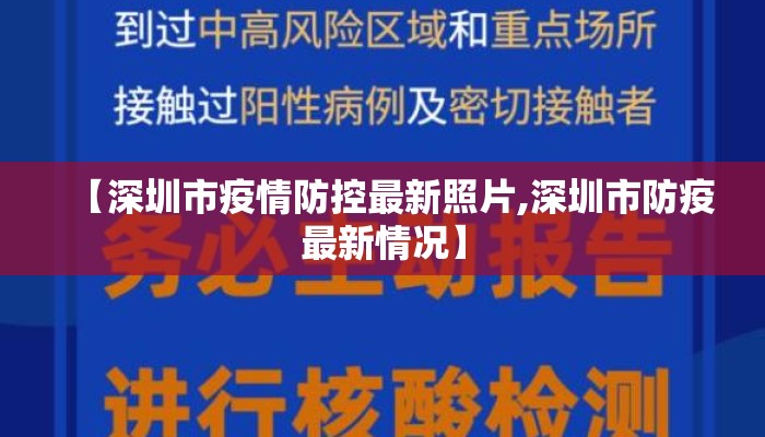 【深圳市疫情防控最新照片,深圳市防疫最新情况】