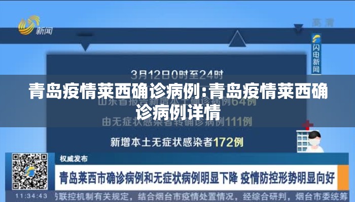 青岛疫情莱西确诊病例:青岛疫情莱西确诊病例详情