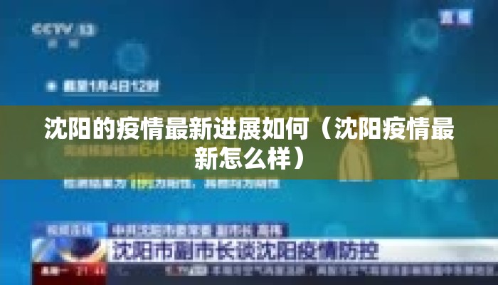 沈阳的疫情最新进展如何（沈阳疫情最新怎么样）