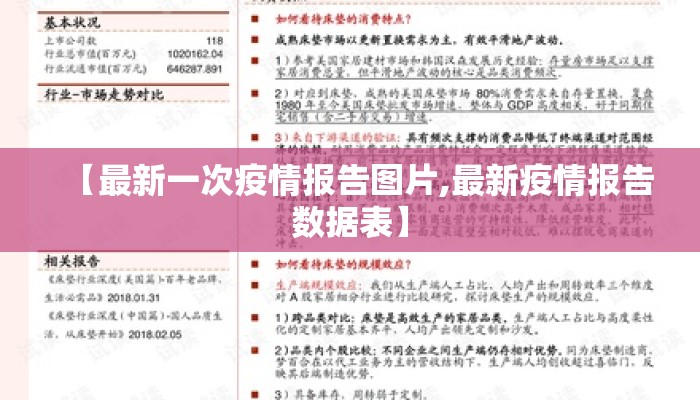 【最新一次疫情报告图片,最新疫情报告数据表】