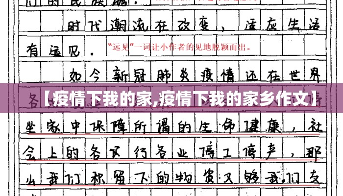 【疫情下我的家,疫情下我的家乡作文】