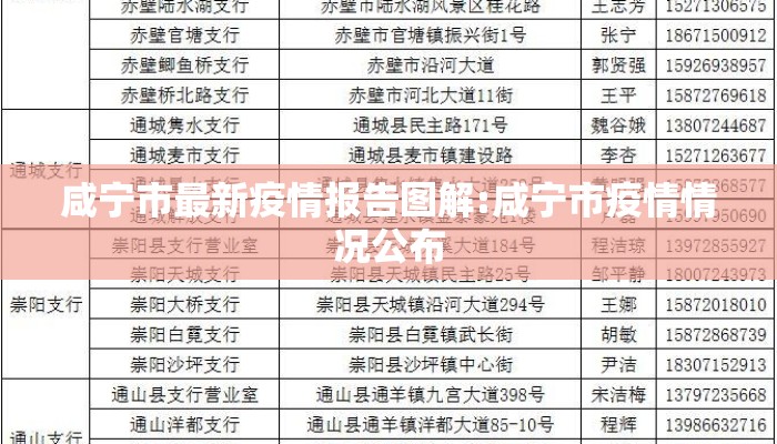 咸宁市最新疫情报告图解:咸宁市疫情情况公布