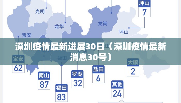 深圳疫情最新进展30日（深圳疫情最新消息30号）