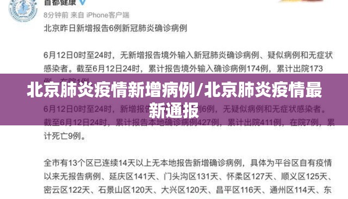 北京肺炎疫情新增病例/北京肺炎疫情最新通报