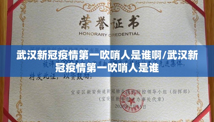 武汉新冠疫情第一吹哨人是谁啊/武汉新冠疫情第一吹哨人是谁