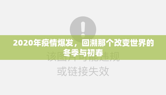 2020年疫情爆发，回溯那个改变世界的冬季与初春
