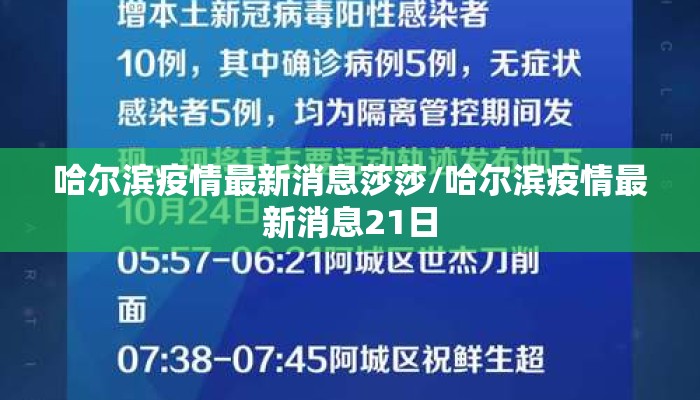 哈尔滨疫情最新消息莎莎/哈尔滨疫情最新消息21日
