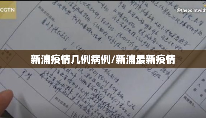 新浦疫情几例病例/新浦最新疫情