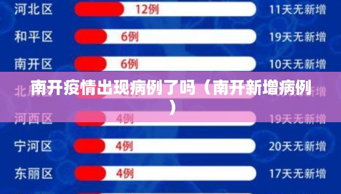 南开疫情出现病例了吗（南开新增病例）