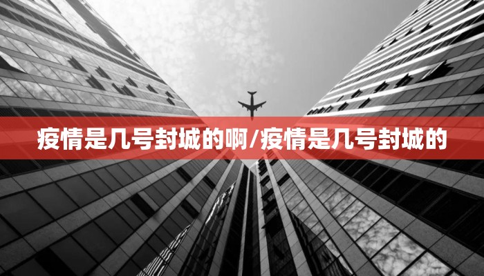 疫情是几号封城的啊/疫情是几号封城的
