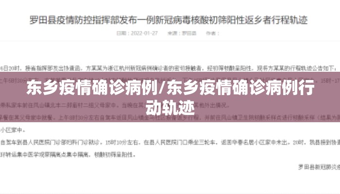 东乡疫情确诊病例/东乡疫情确诊病例行动轨迹