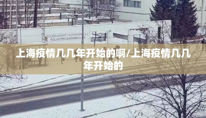 上海疫情几几年开始的啊/上海疫情几几年开始的