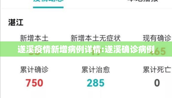 遂溪疫情新增病例详情:遂溪确诊病例