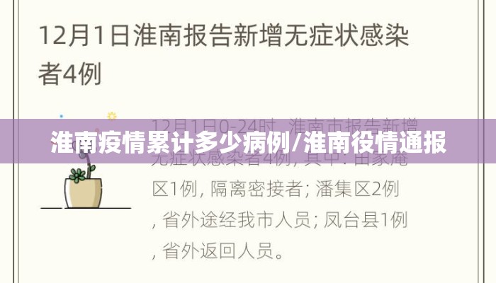 淮南疫情累计多少病例/淮南役情通报