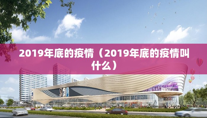 2019年底的疫情（2019年底的疫情叫什么）
