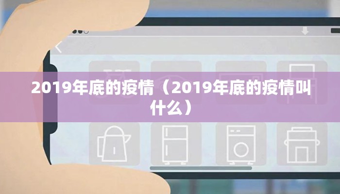 2019年底的疫情（2019年底的疫情叫什么）