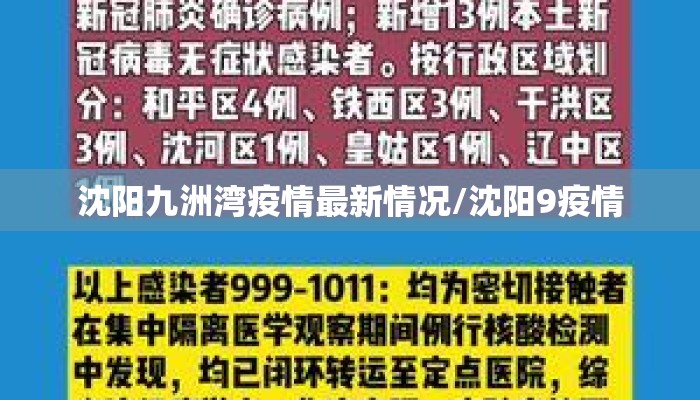 沈阳九洲湾疫情最新情况/沈阳9疫情