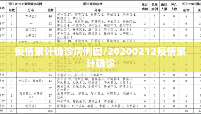 疫情累计确诊病例图/20200212疫情累计确诊