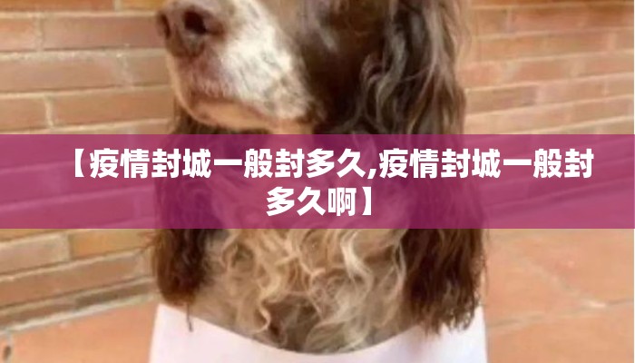 【疫情封城一般封多久,疫情封城一般封多久啊】
