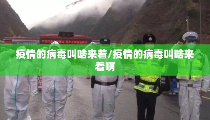 疫情的病毒叫啥来着/疫情的病毒叫啥来着啊