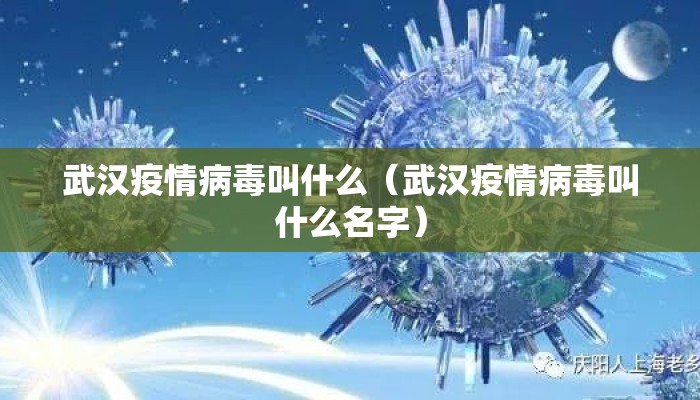 武汉疫情病毒叫什么（武汉疫情病毒叫什么名字）