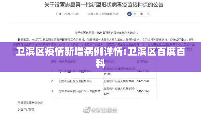 卫滨区疫情新增病例详情:卫滨区百度百科