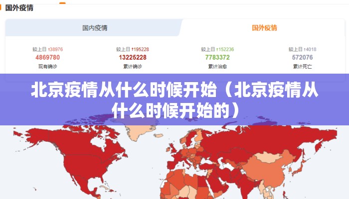 北京疫情从什么时候开始（北京疫情从什么时候开始的）
