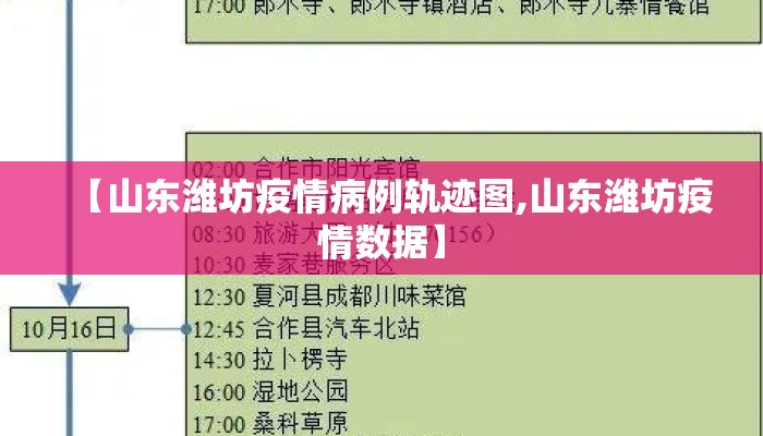 【山东潍坊疫情病例轨迹图,山东潍坊疫情数据】