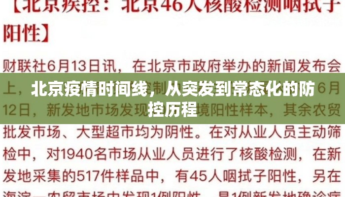 北京疫情时间线，从突发到常态化的防控历程