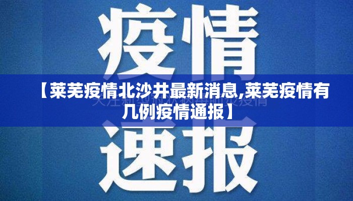 【莱芜疫情北沙井最新消息,莱芜疫情有几例疫情通报】
