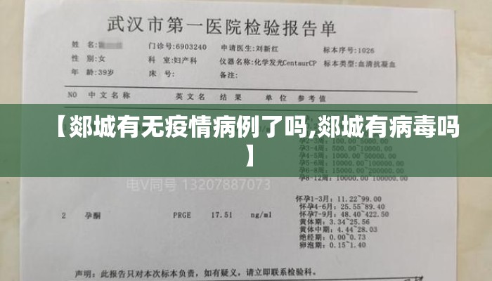 【郯城有无疫情病例了吗,郯城有病毒吗】