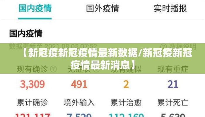 【新冠疫新冠疫情最新数据/新冠疫新冠疫情最新消息】
