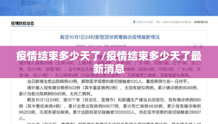 疫情结束多少天了/疫情结束多少天了最新消息