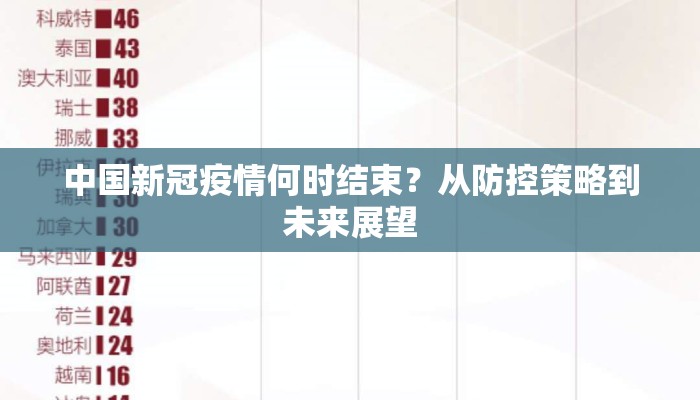 中国新冠疫情何时结束？从防控策略到未来展望