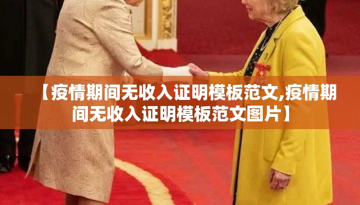 【疫情期间无收入证明模板范文,疫情期间无收入证明模板范文图片】